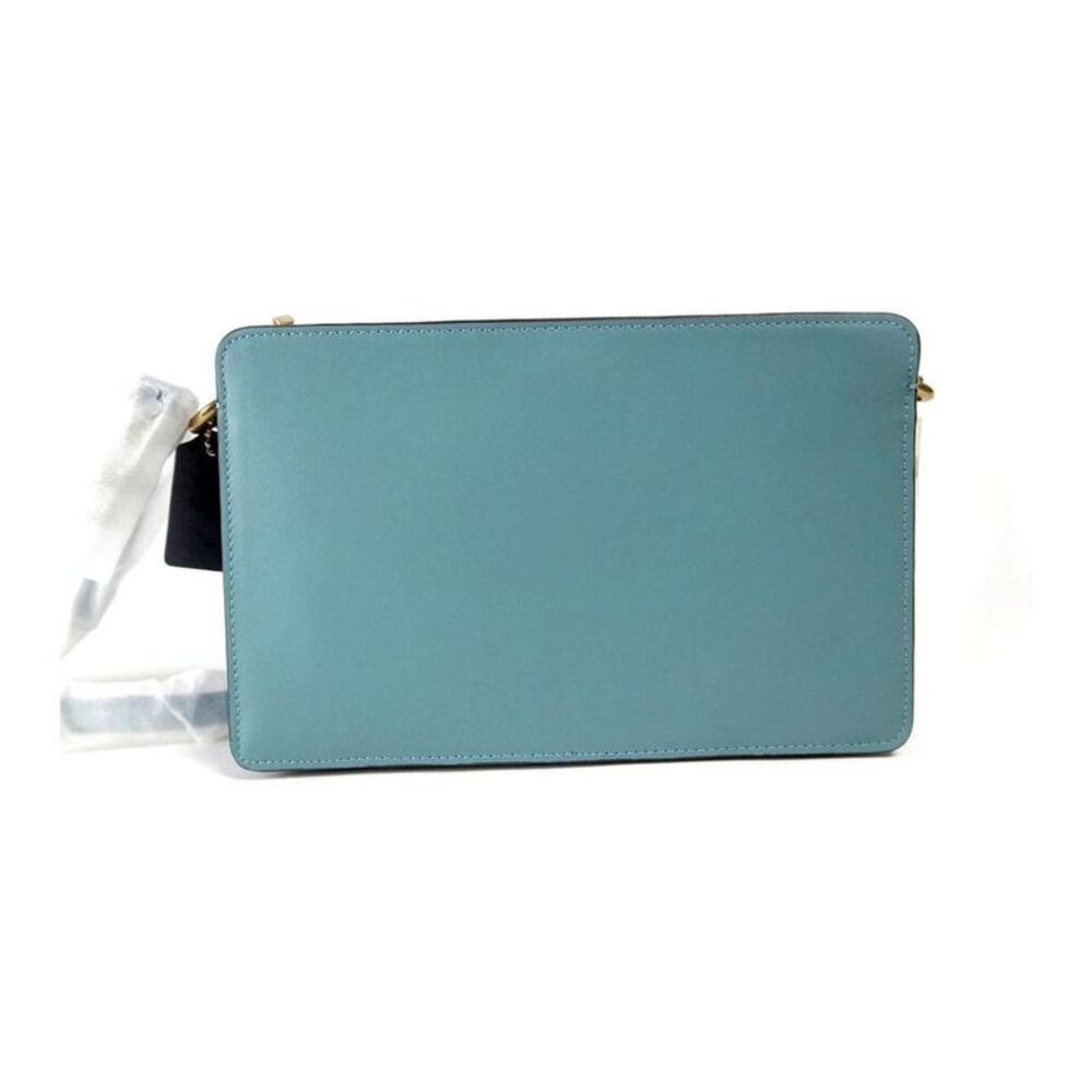 Pre Loved coach Leather Crossbody ZipTop Women blue | blue Crossbody Bags - Picture 2 of 8